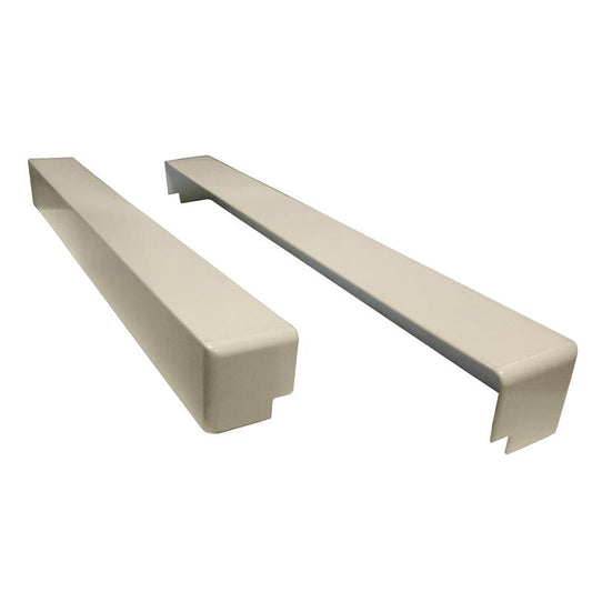 Square Fascia Corner Ext D/Ended 500mm (Cream)