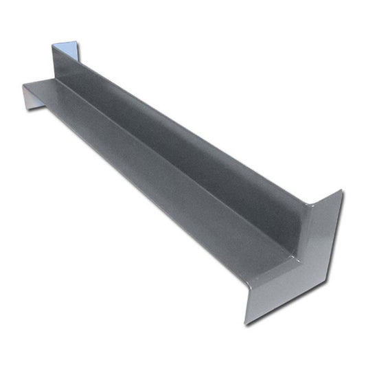 Square Fascia Corner Int D/Ended 500mm (Slate Grey Smooth RAL7015)