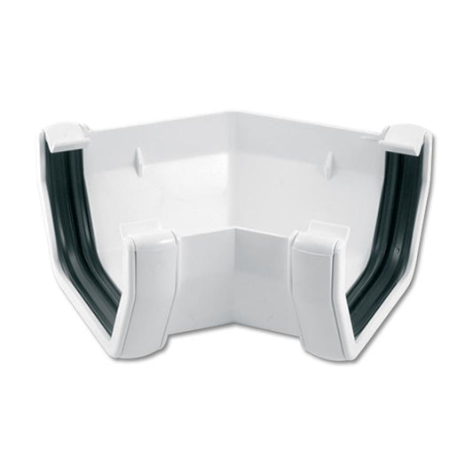 Square Gutter Angle 135 Deg (White)