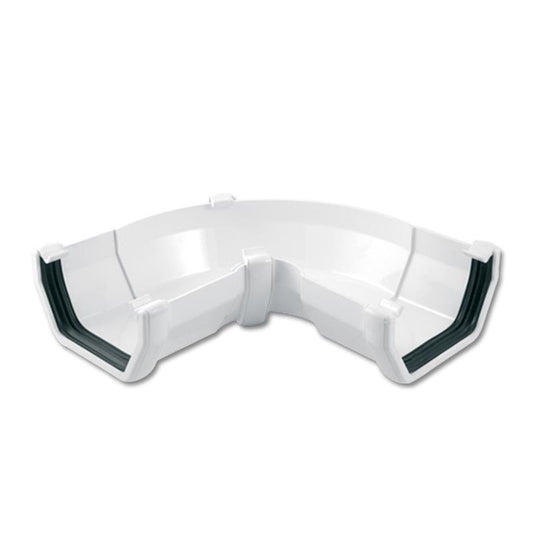 Square Gutter Angle Adjust 50-156 Deg (White)