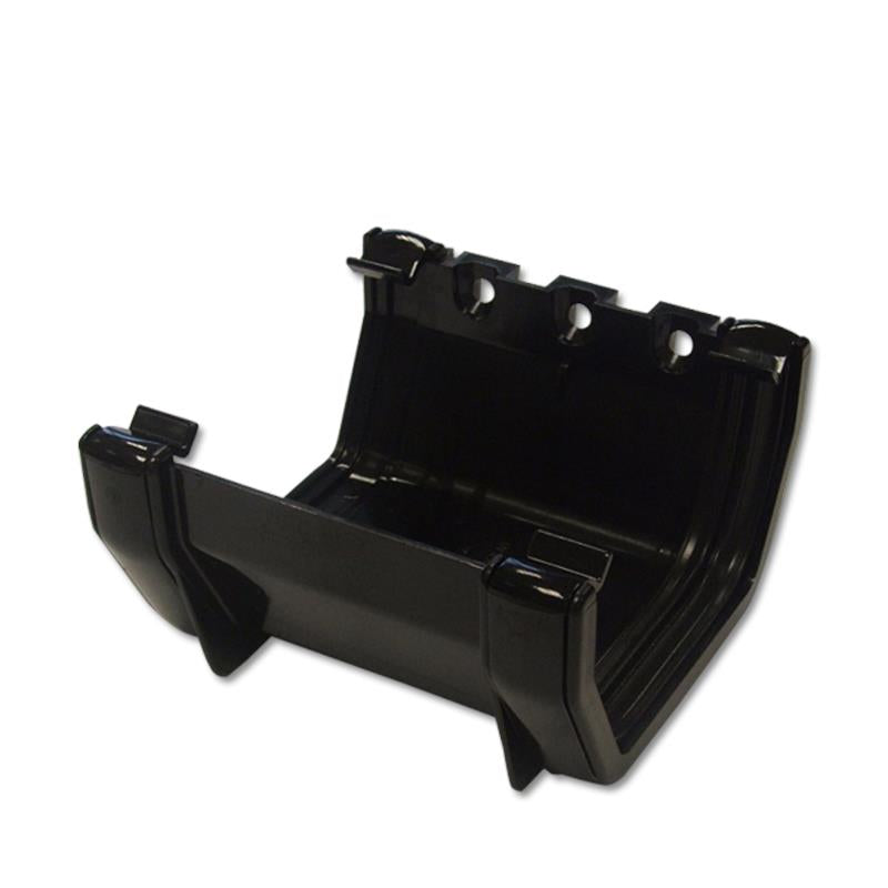 Square Gutter Union Bracket (Black)