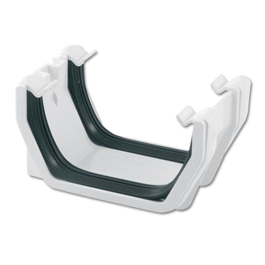 Square Gutter Union Bracket (White)