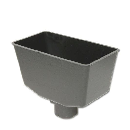 Square/Round Downpipe Hopper Head  (Cast Iron Effect)
