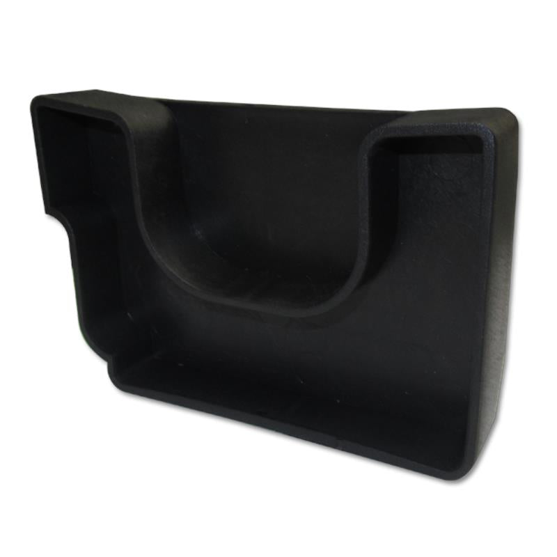 Twinplas Gutter End Cap Left Hand (Black)